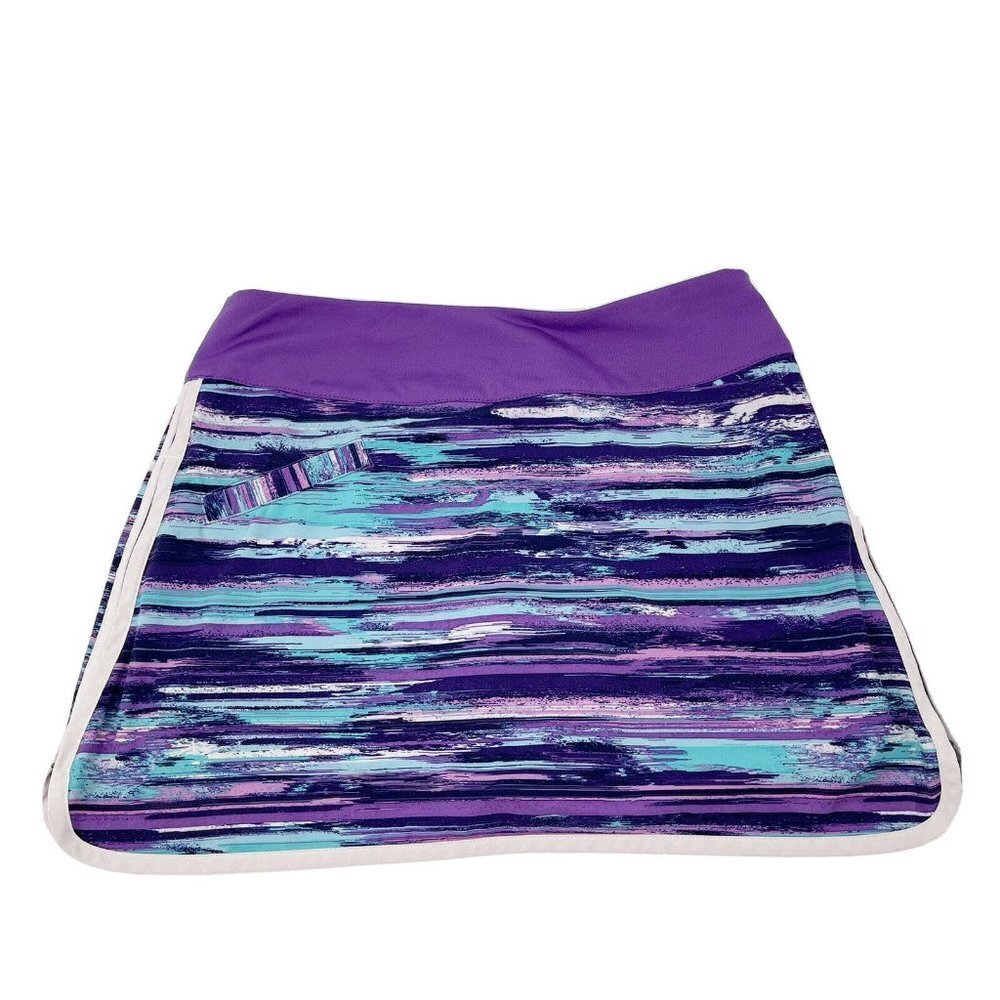 Athleta Swift Zip Skort Womens Size 2 Purple Tennis Golf Active